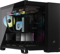 Corsair iCUE LINK 2500X RGB Black Dual Chamber Tempered Glass Micro ATX PC Case