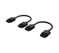 CORSAIR iCUE LINK Cables, 2x 100mm Straight/Straight, Up To 7 Amps Current, Flex