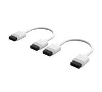 Corsair iCUE LINK Cables - 2x 100mm Straight - White