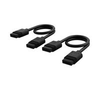 CORSAIR iCUE LINK Cables, 2x 200mm Straight/Straight, Up To 7 Amps Current, Flex