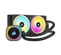 Corsair iCUE LINK H100i RGB Liquid CPU Cooler - 240mm AIO - QX120 RGB Fans - Fits Intel® LGA 1700, AMD® AM5 - iCUE LINK System Hub Included - Black