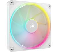 Corsair iCUE LINK LX140 RGB 140mm PWM Fan Single Pack - Dual Light Loops - Requires iCUE LINK System Hub (Sold Separately) AirGuide Technology - White