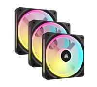 CORSAIR iCUE LINK QX120 RGB 120mm PWM PC Fans Starter Kit with iCUE LINK System Hub