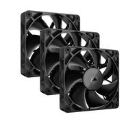 Corsair iCUE LINK RX120 12cm PWM Case Fans x3, Magnetic Dome Bearing, 2100 RPM, iCUE LINK Hub Included, Black - CO-9051010-WW