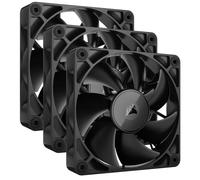 Corsair iCUE LINK RX120 120mm PWM Fans with iCUE LINK System Hub - Magnetic Dome Bearing - Triple Pack - Black