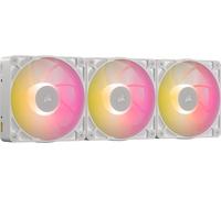 CORSAIR iCUE LINK RX120 MAX RGB 120mm PWM Thick Fans with iCUE LINK System Hub - High-Static Pressure - Magnetic Dome Bearing - Triple Pack - White
