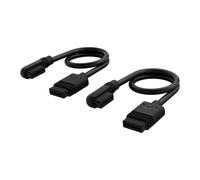 CORSAIR iCUE LINK Slim Cables, 2x 200mm Straight/Slim 90°, Up To 7 Amps Current,