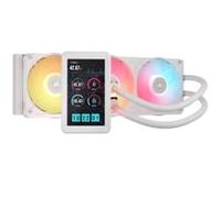 Corsair iCUE LINK TITAN II 360 RX LCD AIO Liquid CPU Cooler - White | 5" IPS LCD DisplayPort Screen, RX II RGB Unified Fans Included, AMD AM5/AM4, Intel LGA 1954/1851/1700, System Hub Included