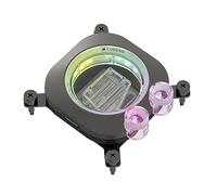Corsair iCUE LINK XC7 RGB ELITE CPU Water Block - Transparent Flow Chamber - 24 RGB LEDs - Fits Intel® LGA 1700, AMD® AM5 and older - Stealth Grey