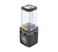 Corsair iCUE LINK XD6 RGB ELITE LCD Pump/Reservoir Unit - FlowDrive Max Pump, 480x480 IPS LCD Screen, Built-In Temperature Sensor, 22 Addressable RGB LEDs, 440ml Nylon Reservoir - Stealth Grey