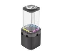 Corsair iCUE LINK XD6 RGB ELITE Pump/Reservoir Unit - FlowDrive Max Pump, Built-In Temperature Sensor, 22 Addressable RGB LEDs, 440ml Transparent Nylon Reservoir