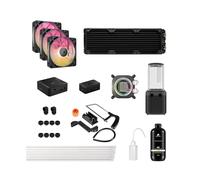 CORSAIR iCUE LINK XH505i RX 360 RGB Custom Cooling Kit - XC7 ELITE CPU Water Block, XD6 ELITE Pump Reservoir, 3x RX120 RGB Fans, XR5 360mm Radiator, iCUE LINK System Hub - Black