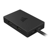 Corsair Internal 4-Port USB 2.0 Hub - 4x 9-Pin USB 2.0 Ports - Easy Magnetic Installation - Compatible with most Intel and AMD Motherboards - Blac