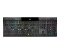Corsair K100 AIR RGB Mechanical Gaming Keyboard - Ultra-Thin, Sub-1ms SLIPSTREAM WIRELESS, Low-Latency Bluetooth, CHERRY MX Ultra Low Profile Keyswit