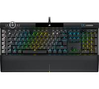Corsair K100 RGB Mechanical Gaming Keyboard (CHERRY MX SPEED: Fast & High Precision, RGB Lighting, PBT Double Shot Keycaps, Integration Elgato Stream Deck) QWERTZ, Black