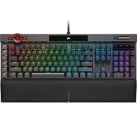 Corsair K100 RGB Optical-Mechanical Wired Gaming Keyboard - OPX Linear Switch - PBT Double-Shot Keycaps - Elgato Stream Deck & iCUE Compatible - PC, Mac, Xbox - QWERTZ DE - Black