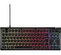 Corsair K55 CORE TKL RGB Gaming Keyboard - Tenkeyless, 8-Zone RGB, Quiet Memb