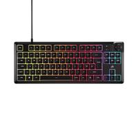 Corsair K55 CORE TKL RGB Gaming Keyboard ? Tenkeyless, 8-Zone RGB, Quiet Membrane Keys, Spill Resistant, Media Keys, 1000Hz Polling ? UK Layout ?