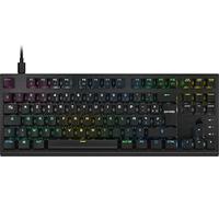 Corsair K60 PRO TKL RGB Keyless Optical Mechanical Wired Gaming Keyboard - OPX Linear Switches - Polycarbonate Keys - iCUE Compatible - AZERTY UK - PC, Mac, Xbox - Black