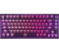 Corsair K65 Plus Wireless 75% Gaming Keyboard - US QWERTY - Atomic Purple | Mechanical, Pre-Lubricated MLX Red v2 Linear Switches, Dual-Layer Sound Dampening, Hot-Swappable, RGB