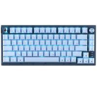 Corsair K65 Plus Wireless 75% RGB Hot-Swappable Mechanical Gaming Keyboard for Mac and iPad - Pre-Lubricated MLX Red v2 Linear Switches, Sound Dampening - QWERTY NA Layout - Glacier Blue