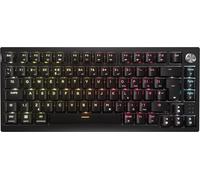 Corsair K65 PLUS WIRELESS 75% RGB Hot-Swappable Mechanical Gaming Keyboard - Pre-Lubricated MLX Fusion Tactile Switches - Dual-Layer Sound Dampening - PBT Keycaps - QWERTY UK - Black
