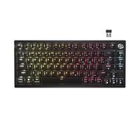 Corsair K65 PLUS WIRELESS 75% RGB Hot-Swappable Mechanical Gaming Keyboard - Pre-lubricated Tactile MLX Fusion Switches - Two Layers Noise Reduction - PBT Keycaps - QWERTY NA - Black