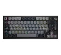 Corsair K65 Plus Wireless 75% RGB Mechanical Gaming Keyboard, Hot Red | AZERTY FR, CORSAIR MLX Red Pre-Lubrifized Switches, Keycaps PBT, PC, PS5, PS4, Xbox