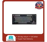 Corsair K65 PLUS WIRELESS 75% RGB Mechanical Gaming Keyboard - Pre-Lubricated MLX Red Linear Switches - PBT Dye-Sub Keycaps - iCUE Compatible - PC, PS5, PS4, Xbox - QWERTY UK - Black/Grey