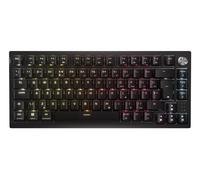 Corsair K65 PLUS WIRELESS 75% RGB Hot-Swappable Mechanical Gaming Keyboard - Pre-Lubricated MLX Fusion Tactile Switches - Dual-Layer Sound Dampening - PBT Keycaps - QWERTY UK - Black