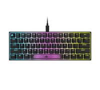 Corsair K65 RGB Mini 60% Mechanical Gaming Keyboard - Cherry MX Brown Mechanical Keyswitches - Customizable Per-Key RGB Backlighting - Detachable USB Type-C Cable - QWERTY NA Layout - Black