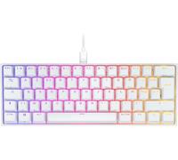 Corsair K65 RGB Mini 60% Wired Mechanical Gaming Keyboard - Linear Switch Cherry MX RED - PBT Double-Shot Keys - iCUE Compatible - QWERTY UK - PC, Mac, Xbox - White
