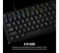 CORSAIR K70 CORE RGB Mechanical Gaming Keyboard - Red Switch