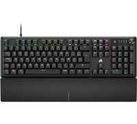 CORSAIR K70 Core RGB Mechanical Gaming Keyboard with Palm Rest - Pre-Lubricated Linear Keys Corsair MLX Red - Sound Damping - iCUE Compatible - AZERTY FR - Black