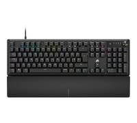 CORSAIR K70 CORE RGB Mechanical Wired Gaming Keyboard with Palmrest - Pre-Lubed MLX Red Linear Switches, SOCD, ABS Painted Keycaps, Sound Dampening,