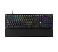 CORSAIR K70 CORE RGB Mechanical Gaming Keyboard with Palmrest - Pre-lubricated Corsair MLX Red Linear Keyswitches - Sound Dampening - Media Control Di