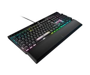 CORSAIR K70 MAX RGB Magnetic-Mechanical Wired Gaming Keyboard - Adjustable MGX Switches - PBT Double Shot Keycaps - iCUE Compatible - PC, PS5, PS4, Xbox - QWERTZ DE - Steel Gray