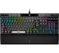 CORSAIR K70 MAX RGB Magnetic Mechanical Wired Gaming Keyboard - MGX Adjustable Switches, Simultaneous SOCD and Rapid Trigger, PBT Double-Shot Keycaps, Sound Dampening, 8000Hz Polling, QWERTY UK, Black