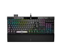 Corsair K70 MAX RGB Magnetic-Mechanical Wired Gaming Keyboard - MGX Switch with Adjustable Activation - PBT Double-Shot Keys - iCUE Compatible - QWERTY ND Layout - Steel Grey