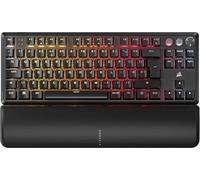 Corsair K70 PRO TKL RGB Tenkeyless Mechanical Wired Gaming Keyboard - Pre-Lubed Hall Effect MGX Hyperdrive Adjustable Switches, Simultaneous SOCD and Rapid Trigger, 8000Hz Polling, QWERTY UK - Black