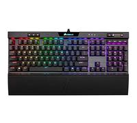 Corsair K70 RGB MK.2 RAPIDFIRE Low Profile - Backlit RGB LED - USB Passthrough & Media Controls - Fastest & Linear Low Profile - Cherry MX Speed