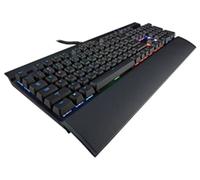 Corsair K70 RGB RAPIDFIRE Mechanical Gaming Keyboard - USB Passthrough & Media Controls - Fastest & Linear - Cherry MX Speed - RGB LED Backlit
