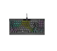 Corsair K70 RGB TKL CHAMPION SERIES Mechanical Gaming Keyboard without Numeric Keypad (Switches Cherry MX Red: Smooth and Fast, Double Injection PBT Keys, RGB LED Backlight) QWERTY Black
