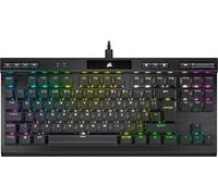 Corsair K70 RGB TKL CHAMPION SERIES Tenkeyless Optical-Mechanical Wired Gaming Keyboard - OPX Linear Switches - PBT Double-Shot Keycaps - iCUE Compatible - QWERTY UK - Black
