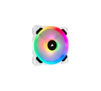 Corsair LL120 LL Series, 120 mm Dual Light Loop RGB LED, PWM, High Airflow Fan - White (Single Pack)