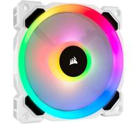 Corsair LL120 RGB 120mm Dual Light Loop PWM Fan - White (Single Pack)