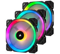 Corsair LL120 RGB 120mm Dual Light Loop RGB LED PWM Fan - 3 Fan Pack with Lighting Node PRO