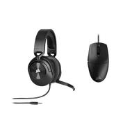 CORSAIR M55 Lightweight Mouse and HS65 Surround Headset Gaming Bundle