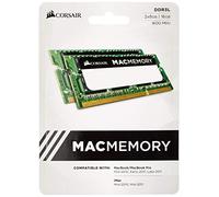 Corsair Mac Memory SODIMM 16GB (2x8GB) DDR3L 1600MHz CL11 Memory for Mac Systems, Apple Qualified - Black