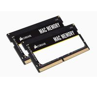 Corsair Mac Memory SODIMM 16GB (2x8GB) DDR4 2666MHz CL18 Memory for Mac Systems, Apple Qualified - Black